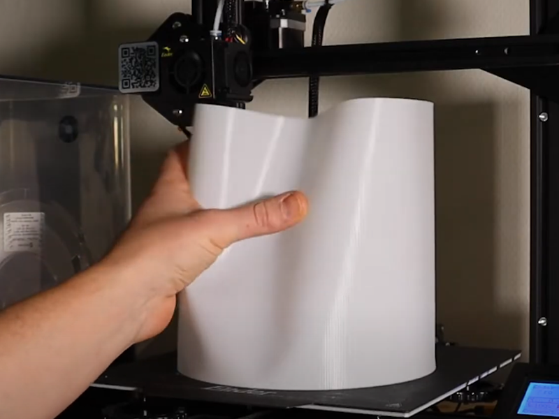 Pièce flexible imprimée en 3D avec le filament PolyFlex TPU95 HF